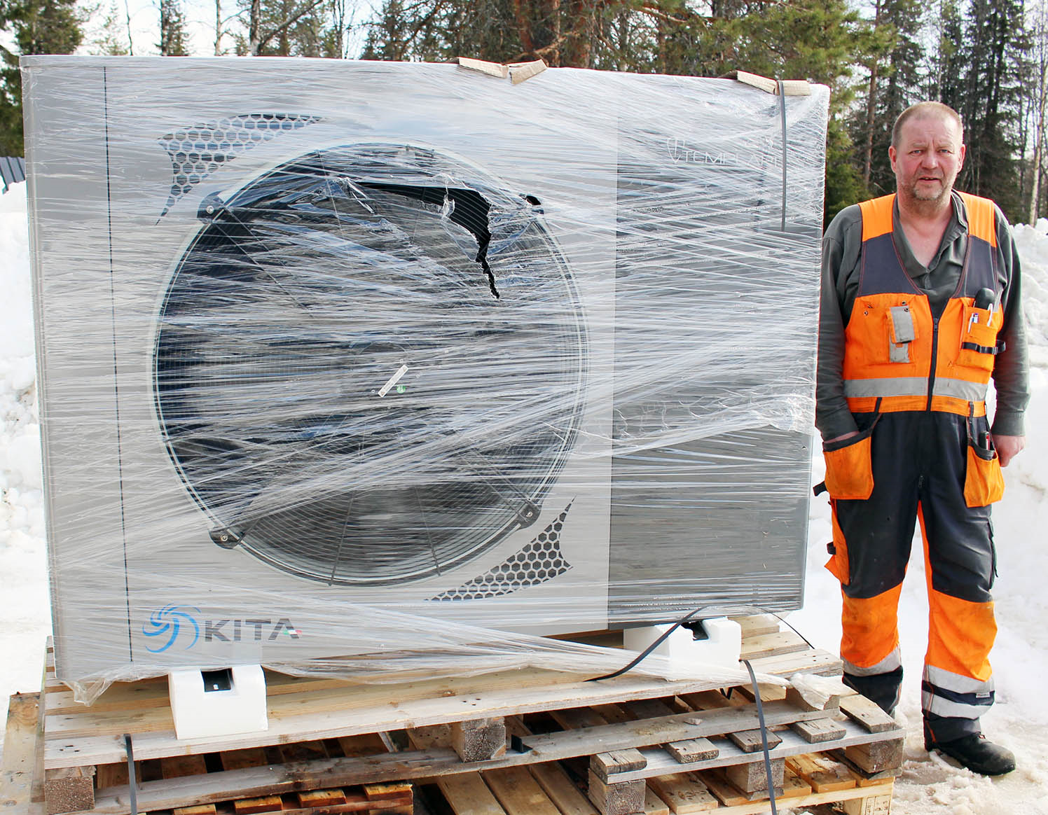 Kita suurteholämpöpumppu